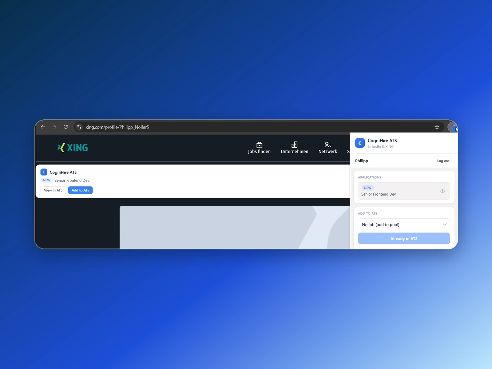 Cognihire Extension