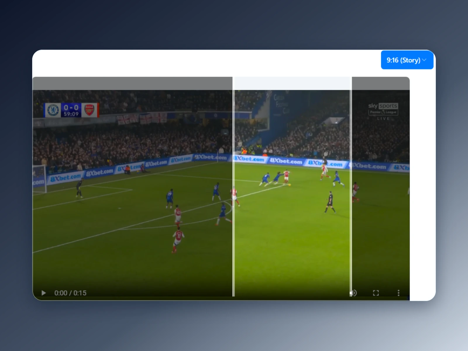 Football Video Auto-Cropping