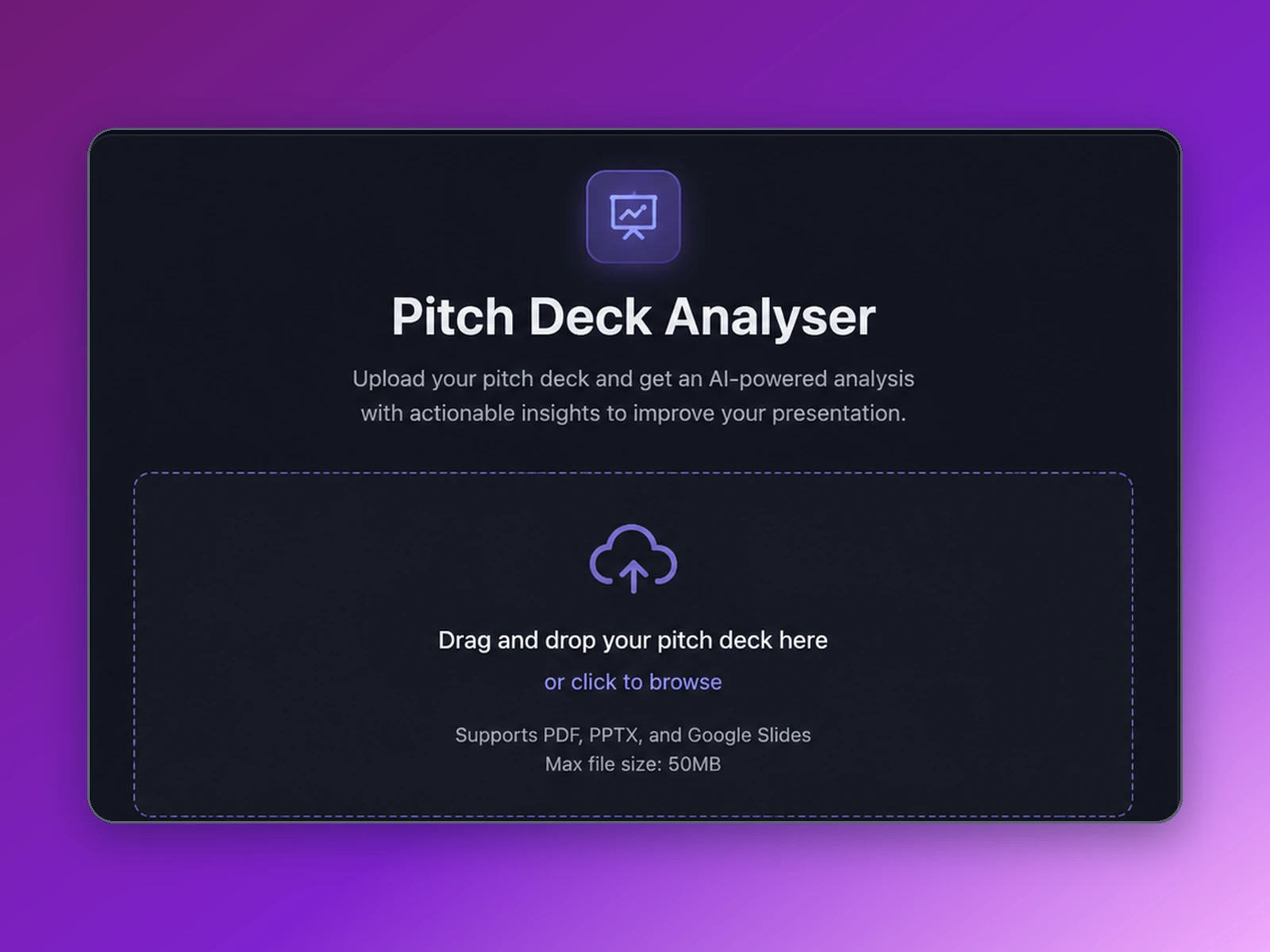 Pitch Deck Analyser